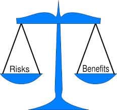 Balancing risk versus benefit, always a difficult exercise.